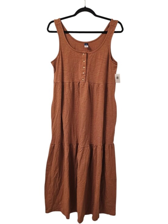 Old Navy Dresses & Skirts - Brown Old Navy Women's Maternity Sleeveless All-Day Tiered Dress